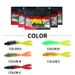Two-color Needle-tail Soft Bait, 10-piece Pack, 5.5cm, 1.2cm Willow Leaf Shape, Artificial Lure For Sea Fishing_desvips.com
