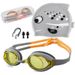 Children's Swimming Goggles And Swimming Caps Set Fashionable High Definition Waterproof And Anti Fog Children's Swimming Goggles Set_desvips.com