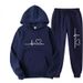 2025 New Hot-Selling Trendy Fashion Men's And Women's Casual Hooded Fleece Sweatshirt Sports Set_desvips.com