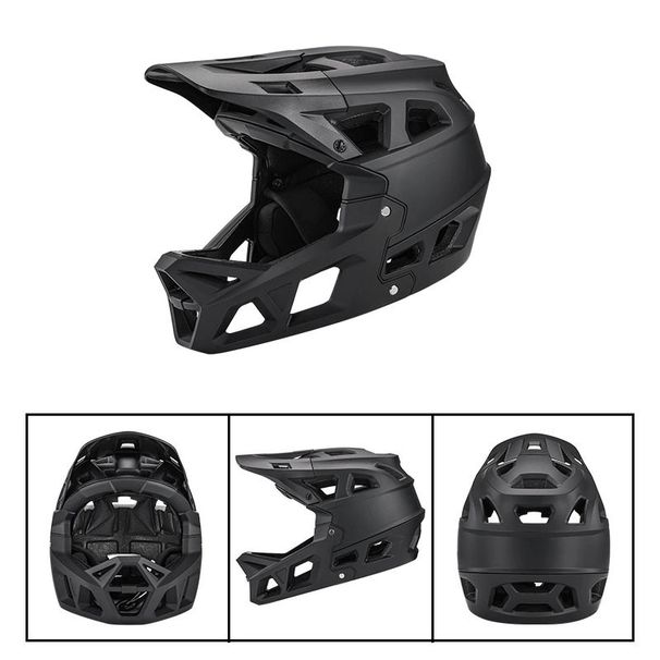 Camouflage MTB Full Face Helmet For Adults - CE Certified Downhill Mountain Bike Helmet For Off-Road Racing & Trail Riding_desvips.com