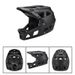 Camouflage MTB Full Face Helmet For Adults - CE Certified Downhill Mountain Bike Helmet For Off-Road Racing & Trail Riding_desvips.com