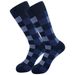 5 Pairs Mens Dress Stripe Plus Size,High Quality Combed Cotton Crew Socks,business Cool Breathable Casual Socks For Men_desvips.com