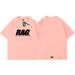 Summer STA National Trend RAG Print Series Pure Cotton Short Sleeve Round Neck Loose Casual Unisex Couple T-Shirt Ins_desvips.com