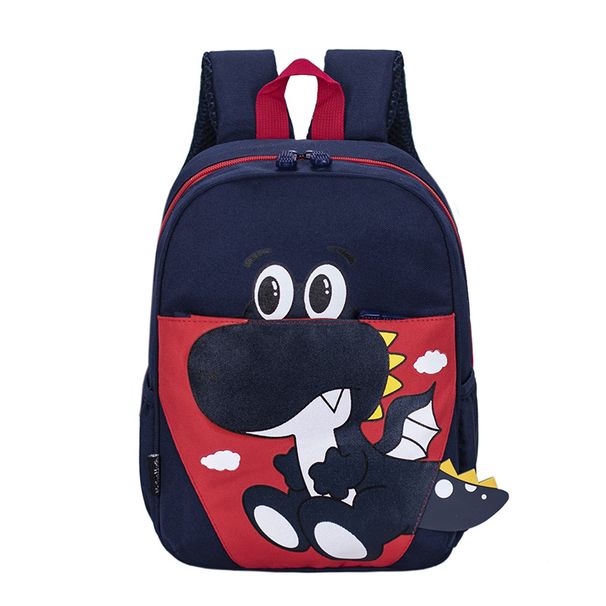 Kindergarten Schoolbag Kids Cartoon Cute Schoolbag Dinosaur Boys and Girls Backpack Children's Backpack_desvips.com
