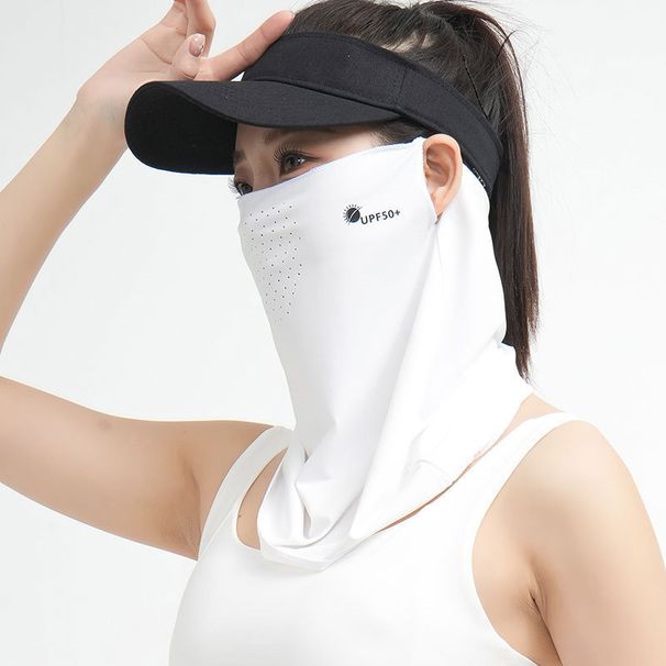 Sun Protection Face Mask For Women, UV Protection Ice Silk Neck Gaiter, Outdoor Cycling Face And Neck Protector, Breathable Sunshade_desvips.com
