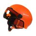 Unisex One-Piece Molded Protective Ski Helmet (with Goggles)_desvips.com