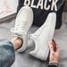 Sneakers Men, Summer Breathable Casual Versatile Teenagers, 2023 New Style, Pure White Sports Shoes For Students_desvips.com