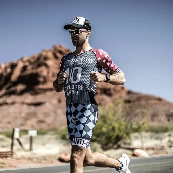 Love The Pain Men's Cycling Skinsuit Triathlon Trisuit Short Sleeve Speedsuit Maillot Ciclismo Running Clothing 2022_desvips.com