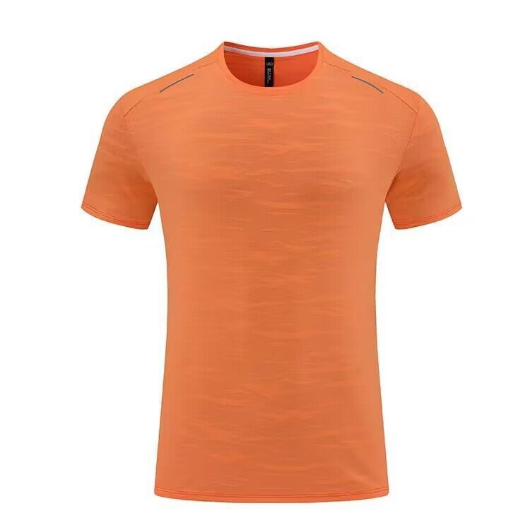 Men's Clothing Sports Quick-Drying Clothes T-Shirt Training Running Fitness Clothes Ice Silk Short Sleeves Loose Breathable Round Neck_desvips.com