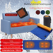 Winter New Sports Outdoor Heating Rechargeable Sleeping Bag Warmth Intelligent Three-Control Seven-Zone Cold-Proof Yoga_desvips.com