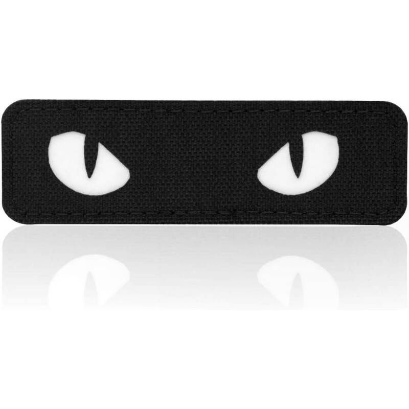 Luminous Cat Eye Velcro Patch Personalized Outdoor Gear Backpack Accessory Tactical Vest Glowing Marking Strip_desvips.com