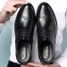 Oxford Genuine Calfskin Leather Brogue Dress Classic Business Formal Shoes Man Handcrafted Mens 240607_desvips.com