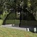 Minimalist Mosquito Net - Gray And Black - Mesh, Polyethylene, And Polypropylene - Matte Surface - For Outdoor Use_desvips.com