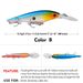 Floating Minnow Plastic Lure 11.5cm 10.5g Hard 10 Colors Realistic Bait Fishing Gear_desvips.com