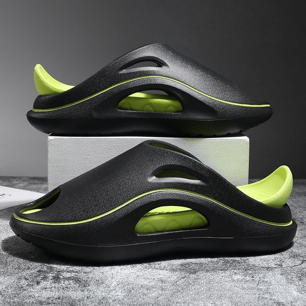 Couples Platform Sandals - Ultra Soft Memory Foam Slippers With Anti-Slip Sole Lightweight & Durable Beach Slides For Men & Women_desvips.com