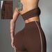 Strapless Sports Bra Bare Back Tummy Control Hip Lifting Yoga Fitness Running Bra For Women_desvips.com