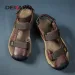 Quality DEKABR Casual Men Summer Large Size Soft New Men's Outdoor Lightweight Beach Sandals Fashion Mens Shoes B943_desvips.com