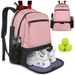 Waterproof Outdoor Sports Tennis Racket Lare Capacity Multi Function Backpack Independent Shoe Compartment Badminton_desvips.com