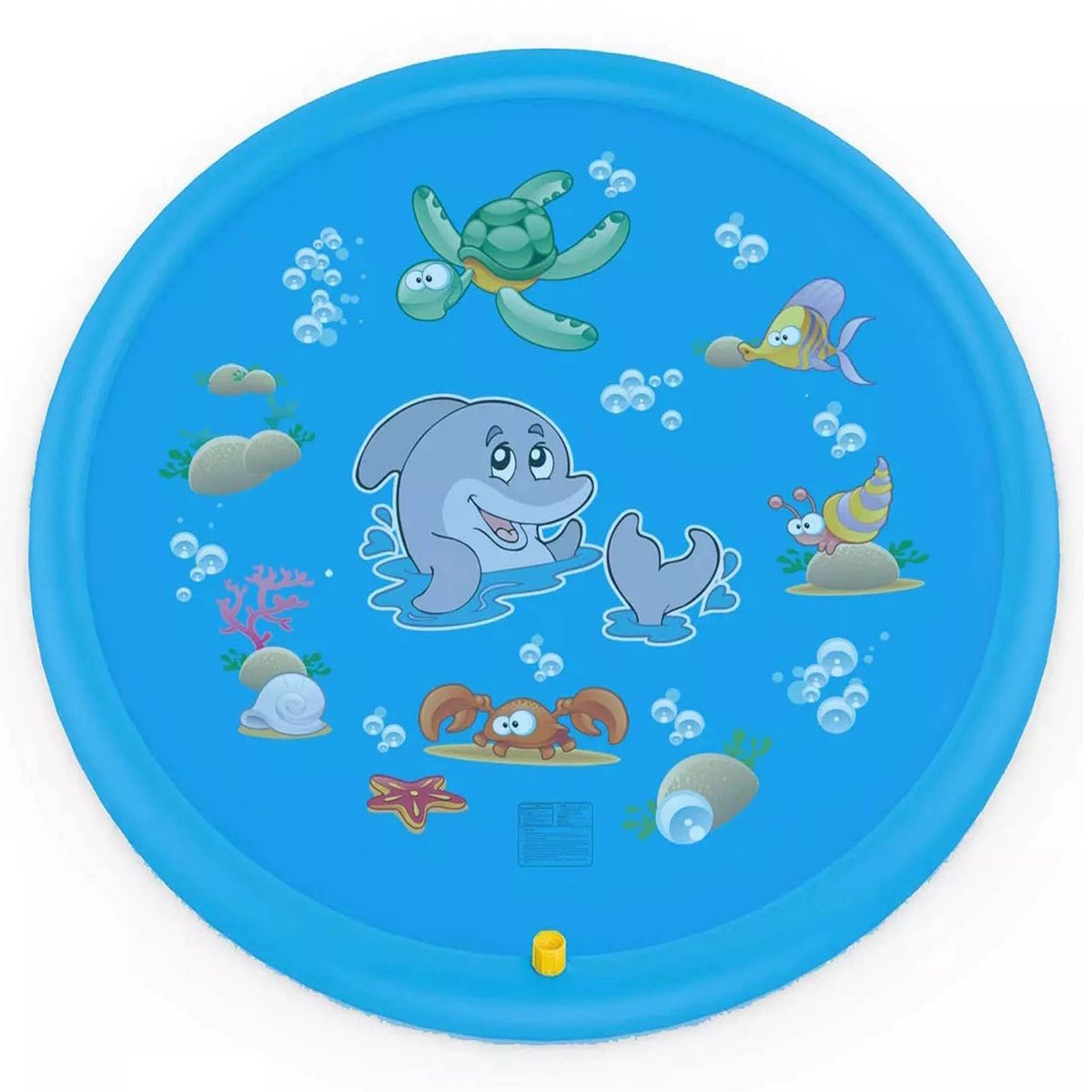 Kids Splash Pad Outdoor Water Play Mat For Summer Sprinkler Playground With 360° Spray Nozzles Non-Slip Garden Beach Water Game For Toddlers_desvips.com