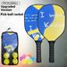 Pickleball Paddle Outdoor Training Set Children And Adults, Badminton For College Students, Sports Kit_desvips.com