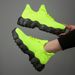 Cross border large size hot selling women's sports shoes round toe green trendy all match dad shoes Jinjiang comfortable toe cold sticky shoes_desvips.com