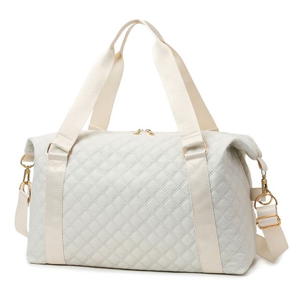Lingge Oxford Cloth Production Bag, Storage Bag, Luggage Bag, Fashionable Short Distance Business Travel Bag_desvips.com