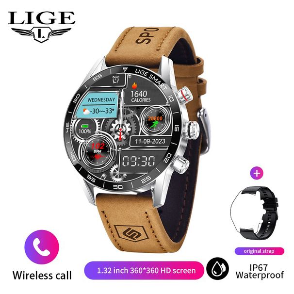 2025 2025 New Red Military Sports Smart Watc 1.39” HD Screen Heart Rate Bluetoot Call Waterproof Outdoor Men_desvips.com