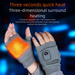 USB Graphene Fast Heating Gloves Gaming Office Outdoor Half Finger Intelligent Temperature Control Long Battery Life_desvips.com
