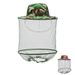 LazyZoom Outdoor Night Insect-Proof Mosquito-Proof Net Fishing Sun Protection Unisex Bee-Proof Hat Breathable Sunshade Mask_desvips.com