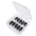 Shark Scavenger|5-piece Set Of Micro-nano Fly Resin-coated Mosquito Hooks, Hand-tied Lure Hooks For Small Insects_desvips.com