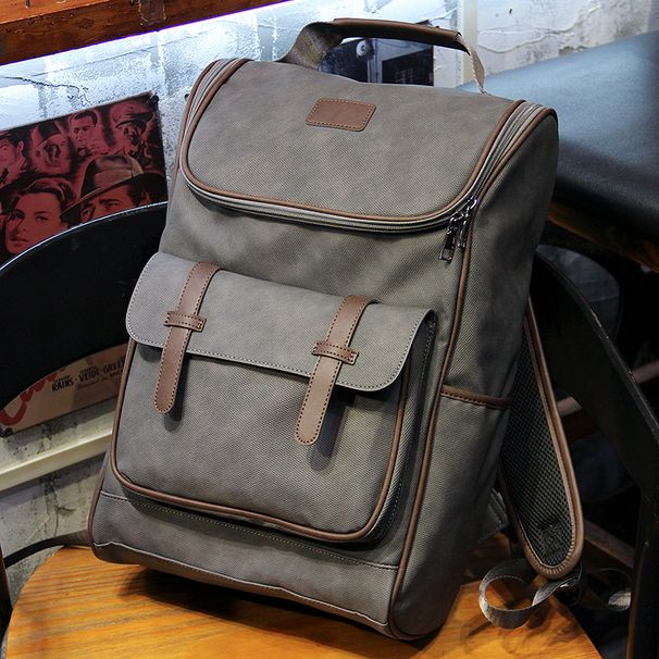 Korean-Style Outdoors Commute Large-Capacity Backpack_desvips.com