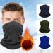 SportLife Soft Neck Warmer Gaiter Solid Color Drawstring Design Fleece Neck Gear For Cycling Outdoor Windproof And Warm Face Mask_desvips.com