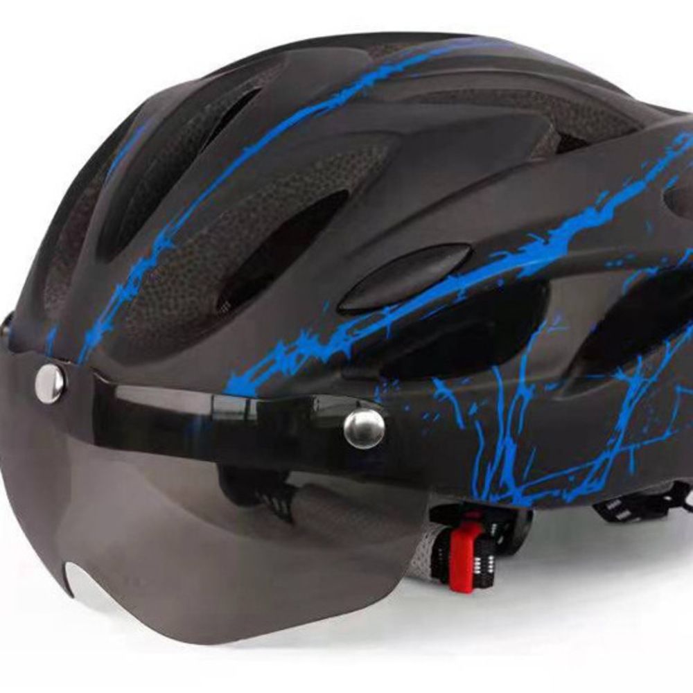 Helmet With Windshield For Delivery And Driving, Magnetic Windshield, Safety Helmet, One-piece Design, Unisex,_desvips.com