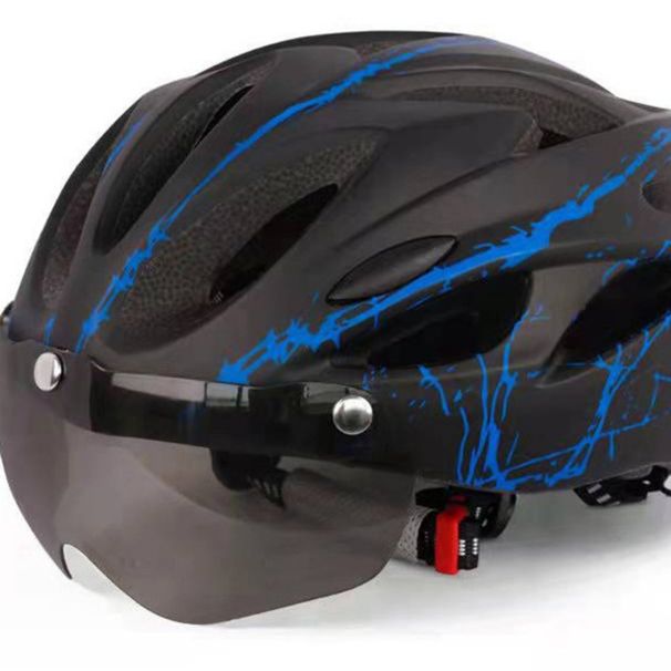 Helmet With Windshield For Delivery And Driving, Magnetic Windshield, Safety Helmet, One-piece Design, Unisex,_desvips.com