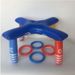 Swimming Rings Children's Water Throwing Ring Toys Parent Child Throwing Ring Game Props Inflatable Bowling Cross_desvips.com