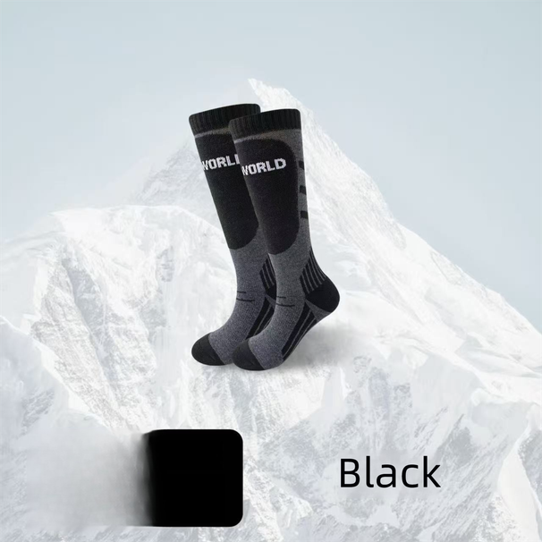 Ski Men Women, Odor-Resistant, Thickened For Winter, Professional Single And Double Board Long Socks, Outdoor Sports_desvips.com