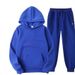220G Fabric Plus Solid Color Sweatshirt Unisex Trendy Loose Fit Large Size Couple Set_desvips.com