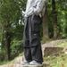 001 Men's Cargo Autumn American Style Functional Paratrooper Loose Jogger Casual Outdoor Hiking Pants_desvips.com