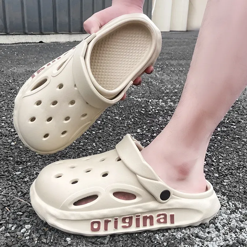 slip Wear Summer Men Anti Home EVA For External Use, Feet Feeg Cool Slippers Hole Shoes Lhshoe_desvips.com