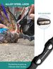 ROCKBROS Bicycle Lock Folding Lock Chain Lock Folding Lock + Holder DHL_desvips.com