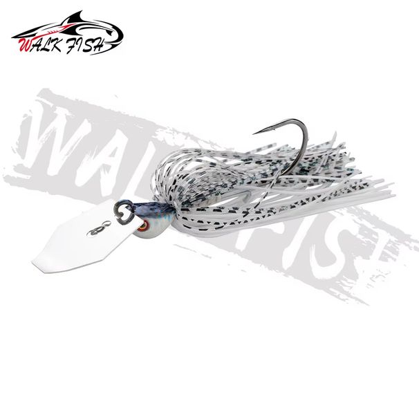 WALK FISH 14g/18g Fishing Lure Spinner Bait Jig Dancer Buzzbait Bearded Man Metal Fishing Hook Artificial Bait Sea Fishing Bass_desvips.com