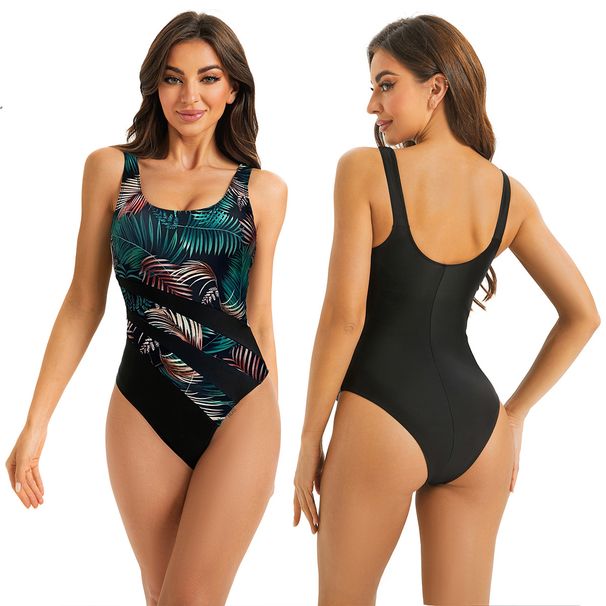 Women's Sexy One-Piece Swimsuit - High-Cut Tummy Control Bikini Alternative (Cross-Back UPF 50+ Quick-Dry Brazilian Fit)_desvips.com