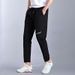 Autumn And Winter New Men's Sports Trousers Casual Slim-fit Sweatpants Fitness Running Quick-drying Leggings_desvips.com