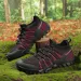 Outdoor Climbing Thick Bottom Breathable Mesh Upper Head Protection Men's Hiking Fishing Shoes Water Proof_desvips.com
