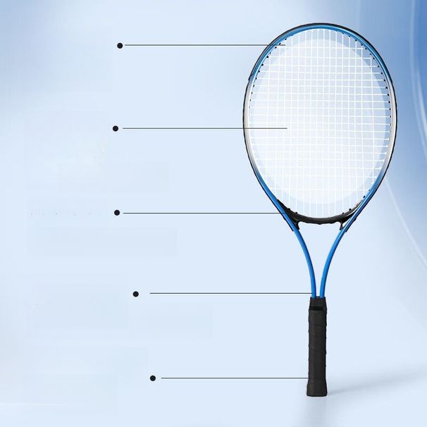 Racket Single Player Trainer Aluminum Alloy 4m Rubber Tennis Durable High Elasticity Wear-resistant Base Adult Child_desvips.com