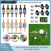 Ball Bottle Tee Golf Score Counter Marker Course Accessories Set Cross-Border Hot Sale_desvips.com