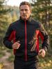 Men's Colorblock Patchwork Sports Jacket With Zipper Pockets Spring Fall Windproof Stand Collar Zip Up Coat Outwear_desvips.com