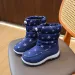 Kid Winter Warm Fur Snow Children Black Furry Girls Boys Non-slip Waterproof Cutefeet Kids Footwear Child Boots Toddler_desvips.com