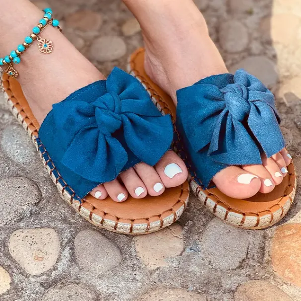 Slippers Women Summer Sandals Bowknot Casual Beach Shoes Ladies Quality Fashion Shoe Female Flats Flip Ps New Slides_desvips.com