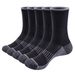 YUEDGE Mens Moisture Wick Trekking Hiking Sports Cotton Cushioned Work Boot Crew Socks For Men Size 37-46 EU_desvips.com